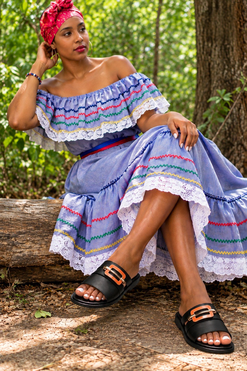 Campagne mode Alfredo Fashion — femme et sandales