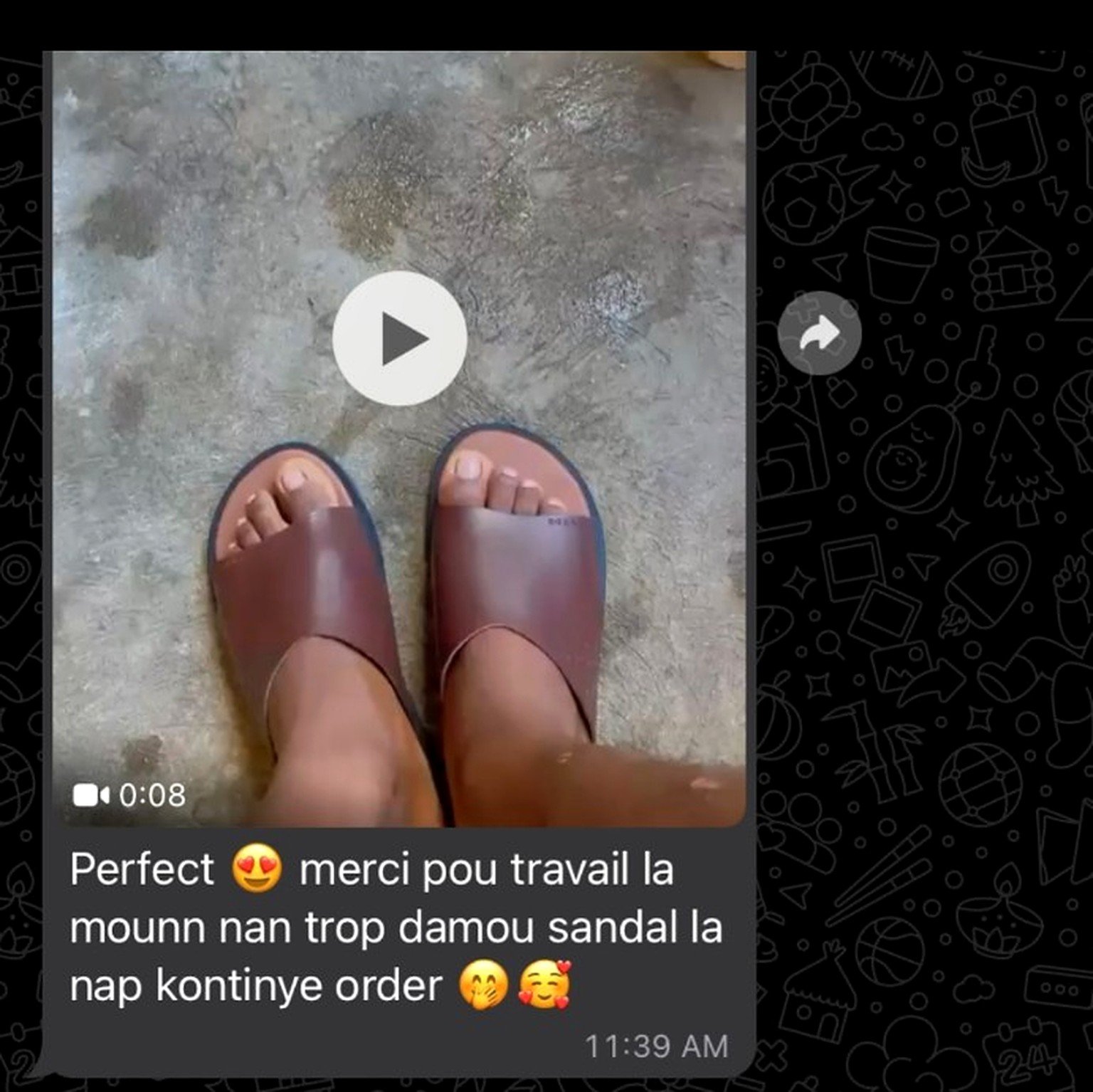 Capture d’un avis client ALFREDO FASHION 5